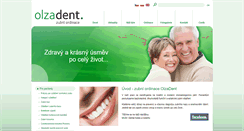 Desktop Screenshot of olzadent.cz